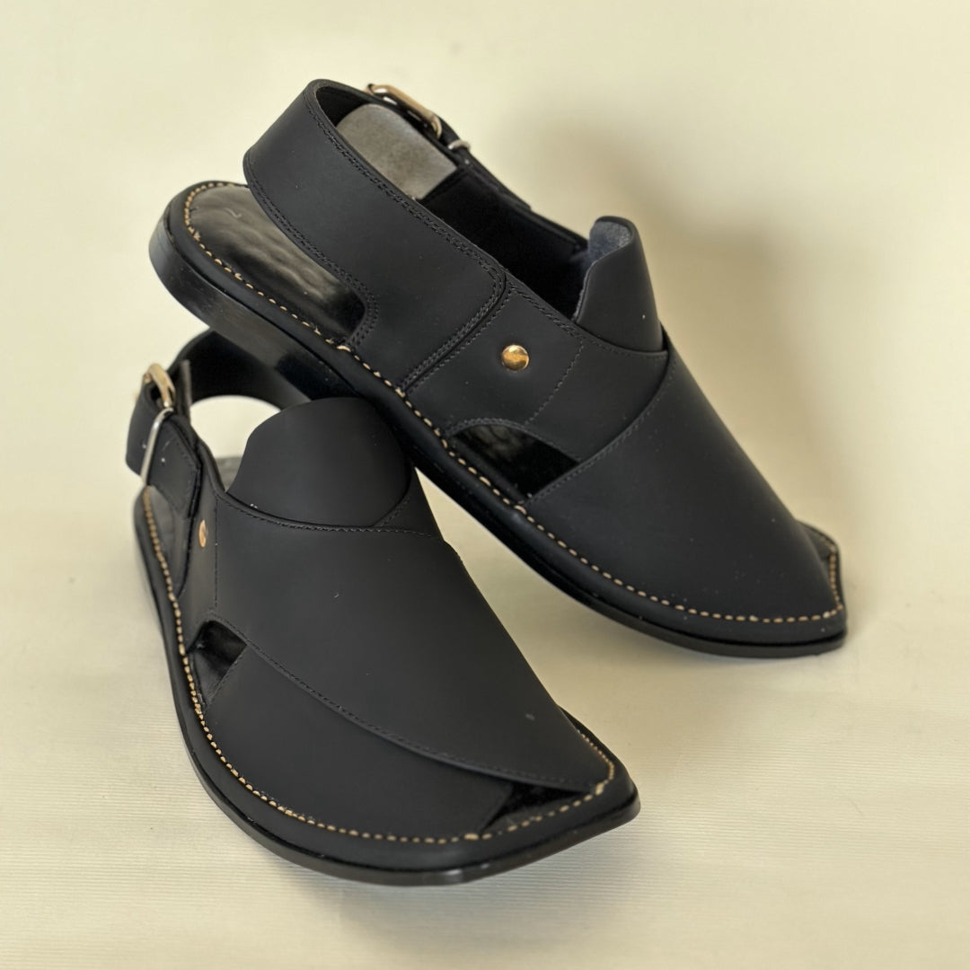 Black Zardari Chappal