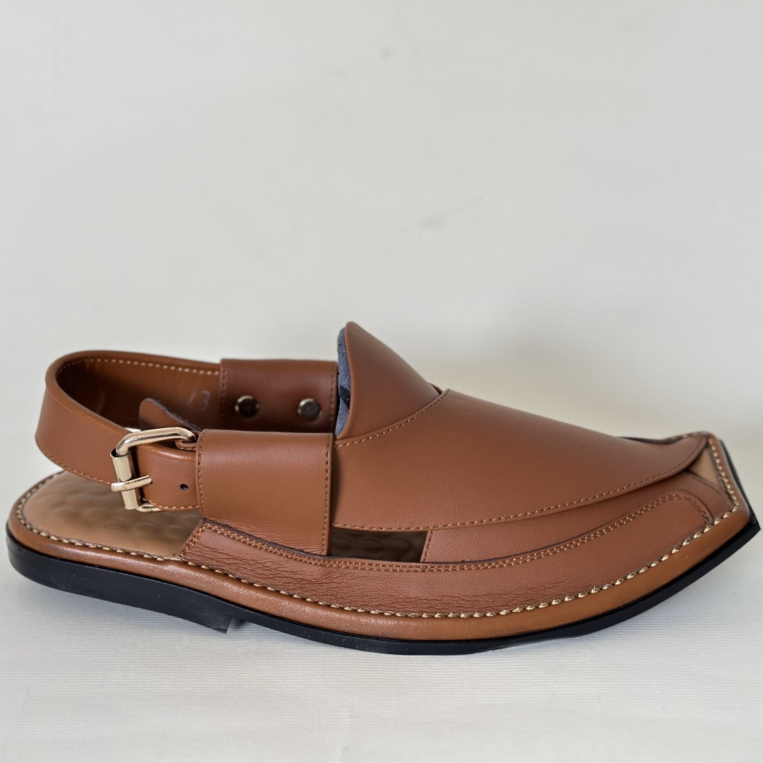 Brown Zalmi Peshawari Chappal