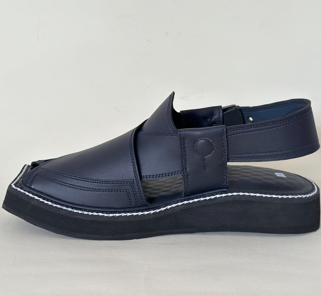 Blue Kaptaan Chappal