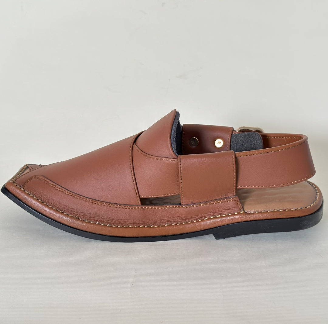 Brown Zalmi Peshawari Chappal