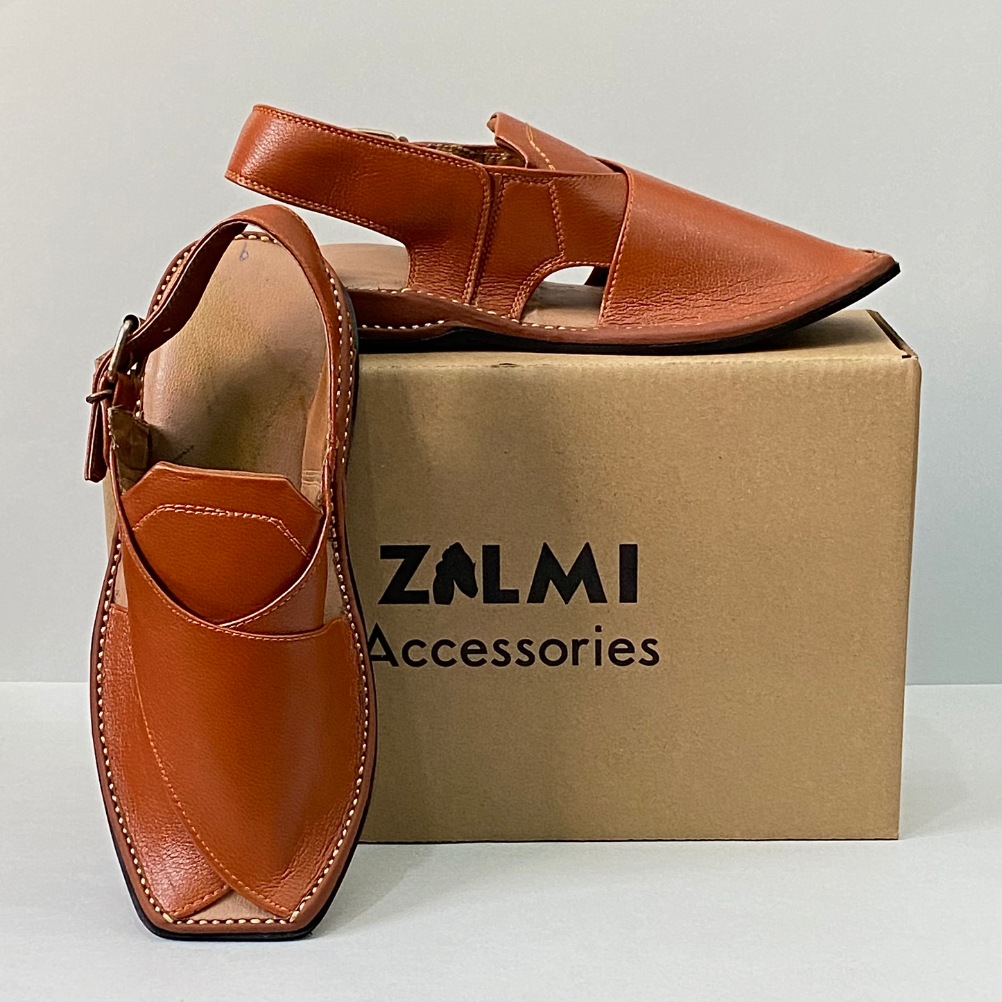 Brown Zardari Chappal