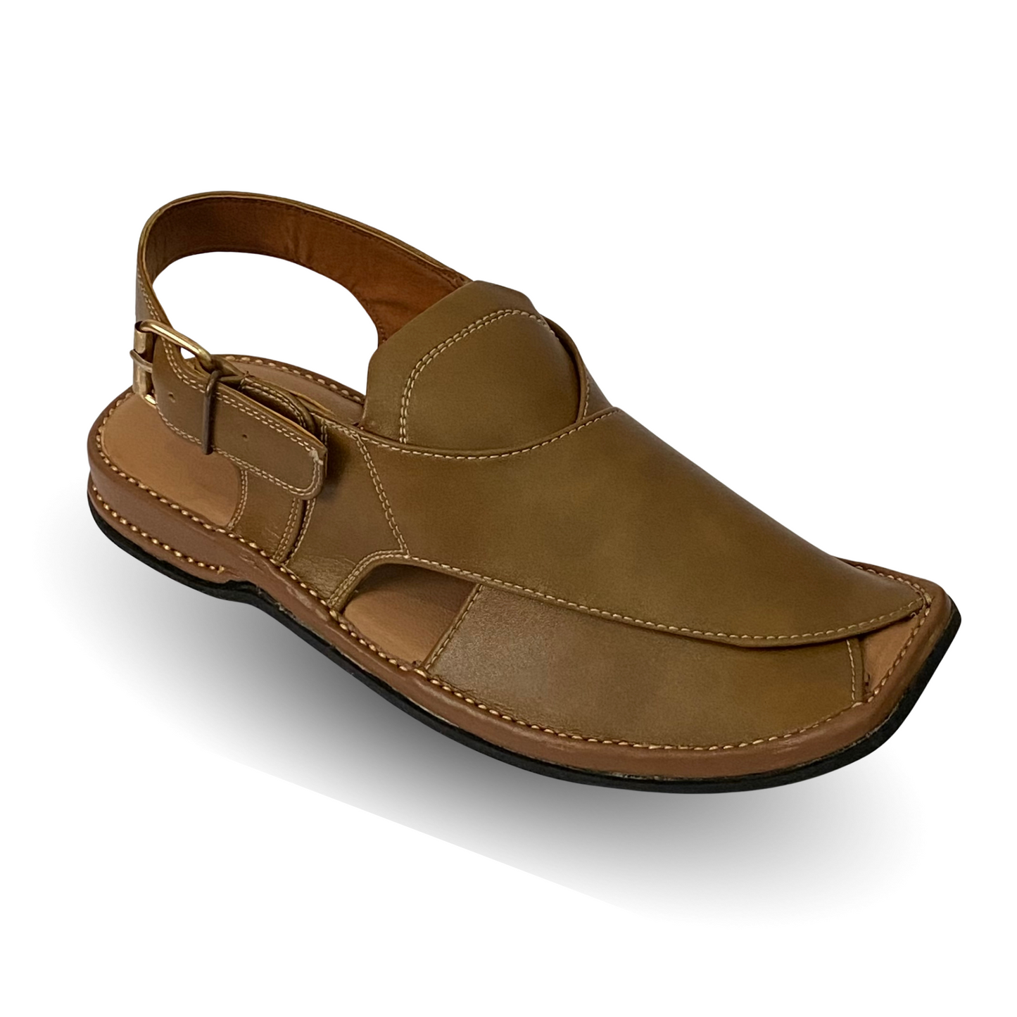 Light Brown Zardari Chappal