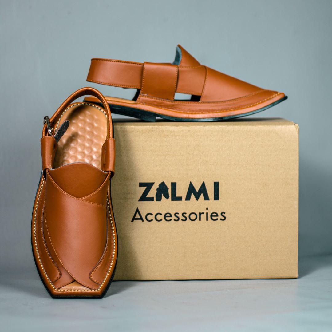 Brown Zalmi Peshawari Chappal